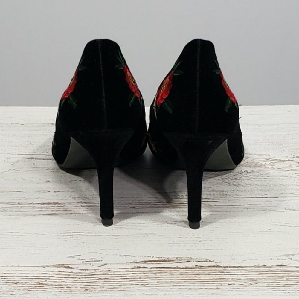 Embroidered Stiletto Pumps   - Picture 5 of 9